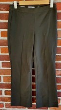Vince womens 2 pants Dark green flat front