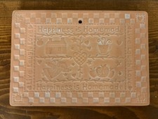 Terra Cotta La Felicità è Scalda Pane Fatto in Casa o Sottopiatto