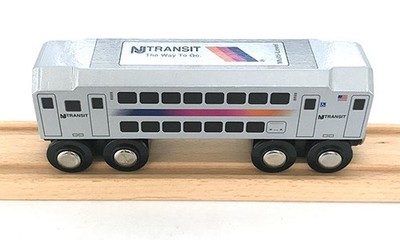 Munipals Wooden NJ Transit Multi-Level Commuter New in the box