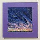 Matt Wilcox Signed Original Canvas Painting Texture Abstract Acrylic Sunset — photo 1