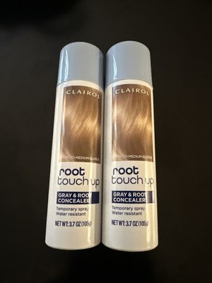 Clairol Root Touch- Up Gray& Root Concealer Dark to Medium Brown 3.7 oz Lot of 2