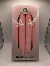 Heatless Curling Set - Orange No Heat Hair Curlers Flexible 4 Pack New