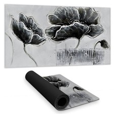 Begin Home Decor C1DM1531OUECAN 16 x 32 in. Industrial Style White Desk Mat -...