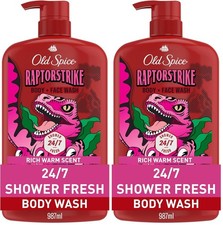 Old Spice Cleansing Body Wash for Men, 3X Defense, 24/7 Shower Fresh Pack of 2