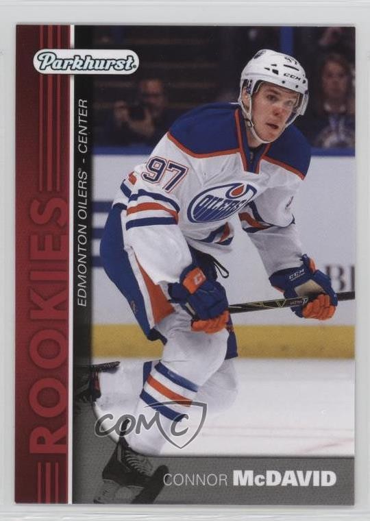 2015-16 Upper Deck Parkhurst Rookies Red Connor McDavid #PR-1 0c3
