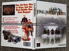 Final Fantasy Tactics Custom Hardcover Strategy Guide Matte Finish Ps1