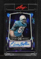 2025 Leaf Metal Sports Heroes Purple Crystals 10/15 Elvin Bethea Auto HOF 8d2