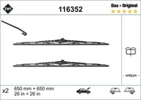 SWF Wischblatt Scheibenwischer DAS Original SET 116352 FüR Fiat Lancia Peugeot