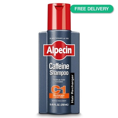 Alpecin C1 Caffeine Shampoo 8.45 fl oz, Cleanses the Scalp to Promote...
