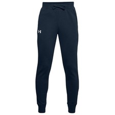 Image of Under Armour Rival Cotton Pants Sweatpant Trousers Joggers Youth Kids Children's
