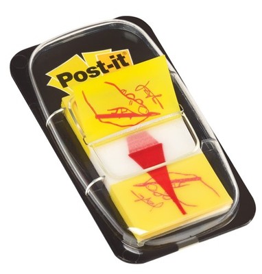 Postit Index Symbole Unterschrift