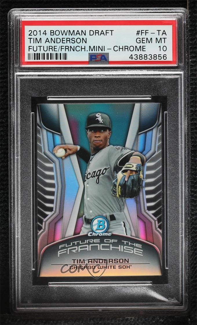2014 Bowman BOWMAN DRAFT FUTURE OF THE FRANCHISE MINI Chrome #FF-TA Tim Anderson front