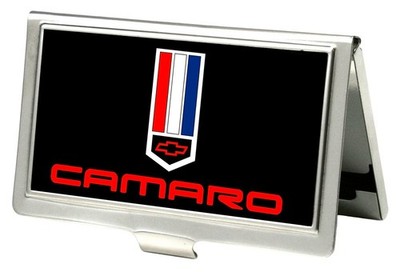 Buckle-Down Business Card Holder - Camaro Badge Black/Red/White/Blue (US IMPORT)