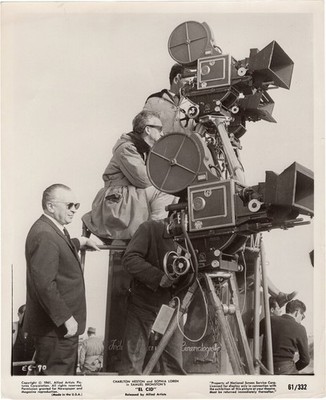 Anthony Mann EL CID Original photograph from the set of the 1961 film #145426