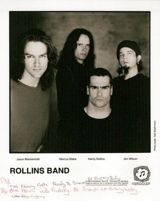 Rollins Band Group Portrait Silver Gelatin Print 1999 Henry Rollins Press Photo