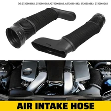 1Pair Air Intake Inlet Duct Hose L&R Fit 2008-2012 MERCEDES-BENZ C300 C350 E350
