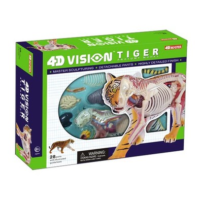 New - 4D Master 4D Vision Tiger Anatomy Model - Ages 8+ | 1 player