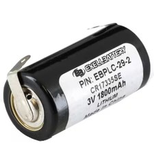 EXELL BATTERY EBPLC-29-2 3V Lithium PLC Computer Backup Battery Solder Tabs