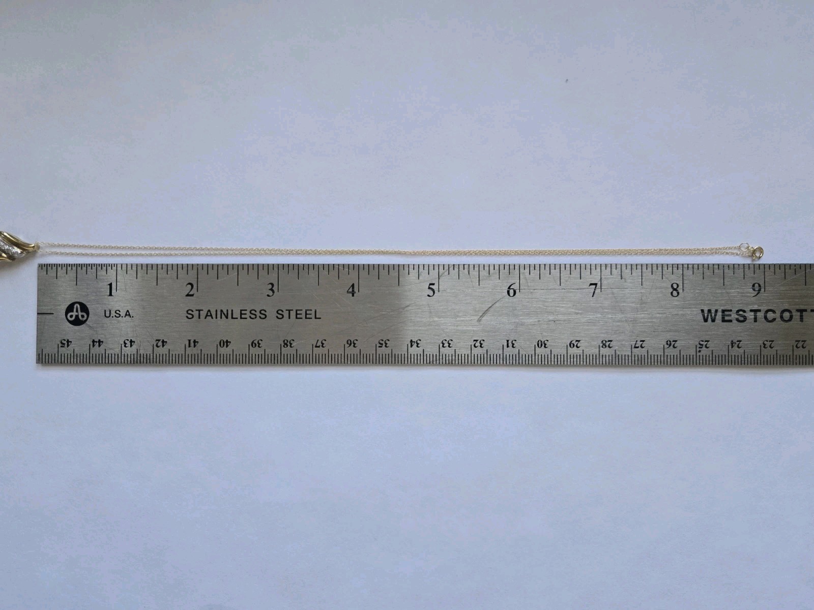 10K Solid Gold Diamond Amethyst Drop Pendant Neck… - image 17