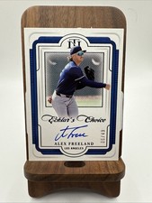 2025 Panini National Treasures Alex Freeland Auto Blue #EC-AFL /49 Dodgers