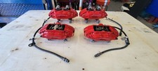 2011-2015 Camaro Ss Lh Driver Left Front Rear Red Brembo Calipers 11-15
