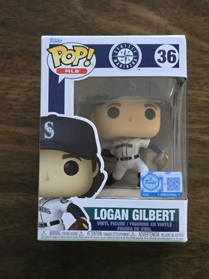 #ad 2025 Logan Gilbert Funko Pop Seattle Mariners T Mobile Park SGA 9 9 25 $36.99