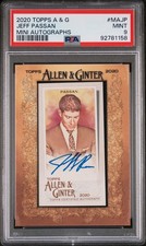 2020 Topps Allen & Ginter's Mini Auto #MA-JP Jeff Passan PSA 9 Mint