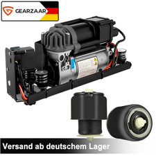 Luftfederung Kompressor + 2x Hinten L&R Luftfeder Federbalg für BMW 5er F07 F11