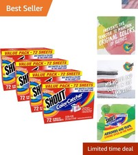 288 Dye-Free Color Catcher Sheets - Protect Colors in Your Laundry Effortlessly