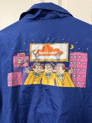 The Nick Box Nickelodeon Exclusive Bumper Windbreaker Jacket Men's Sz XL Y2K