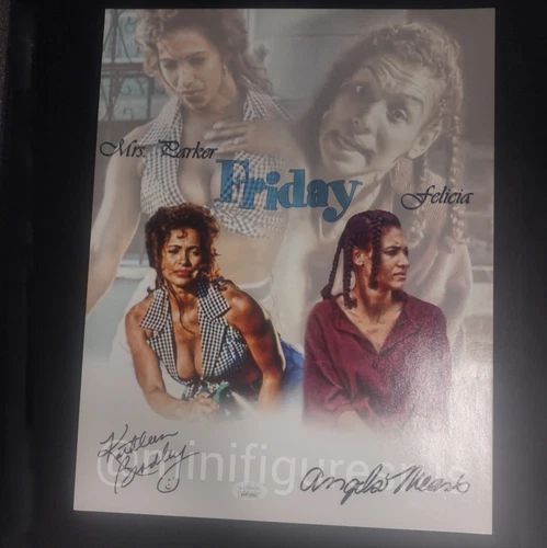 Kathleen Bradley (Mrs. Parker) & Angela Means (Felicia) Signed "Friday" 11x14 Ph