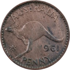 Australia - 1 Penny - 1961 - Kangaroo