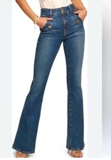 Anthropologie Pilcro  The Letterpress High-Rise Trouser Bootcut Jeans Size 27