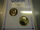 2019 D Kennedy 50c AACGS MS65 Very High-Grade Rare Find - Set of 2 Coins