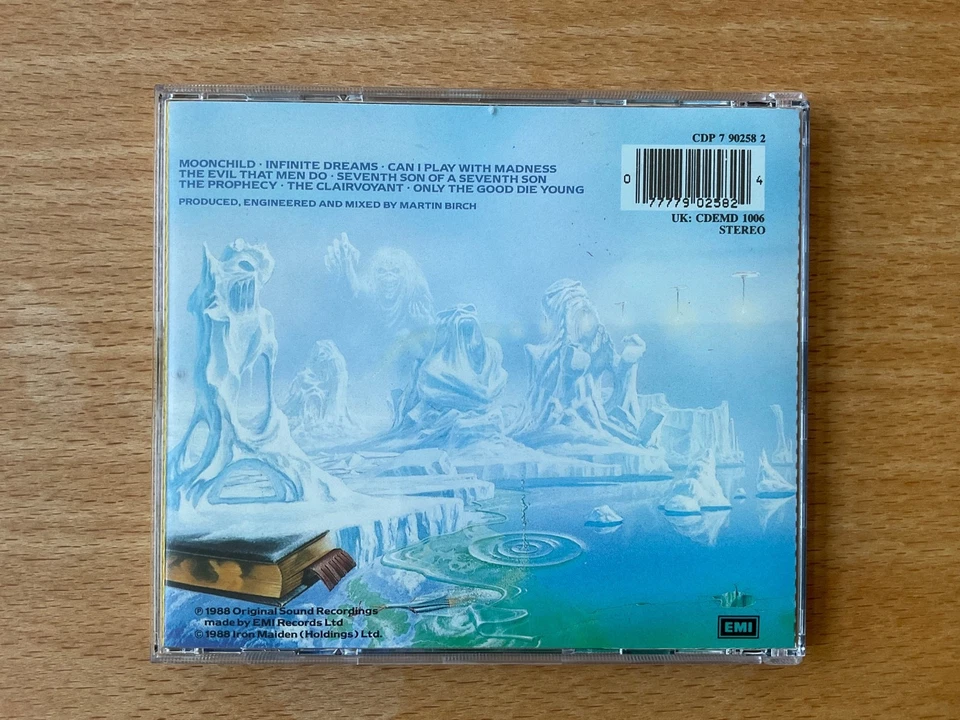 CD Iron Maiden Seventh son of a seventh son, 1st press, Made in Holland sgut vg - Bild 2 von 4