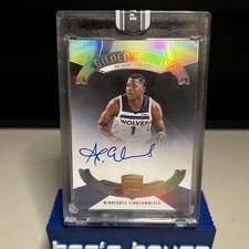 2021-22 Panini Eminence Anthony Edwards Gilded Graphs 1/1 Auto, Timberwolves 