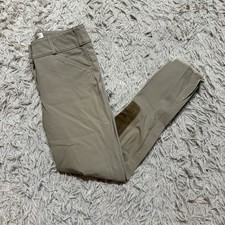 Women  s Size 26L Tan Tailored Sportsman Knee Patch Horseback Riding Breeches