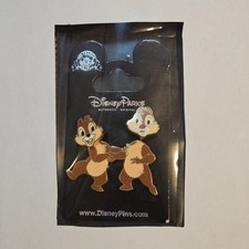 Disney Parks Bobble Head Chip and Dale Pin #133243