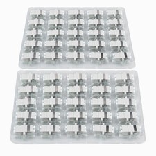 LC to LC Fiber Optic Coupler LC Duplex Multimode Cable Adapter 100 PCS