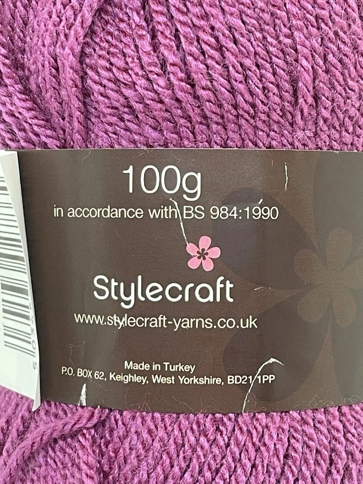 Lot Of 6 Skeins Color # 1061  Stylecraft Special DK Yarn. Preowned READ - Image 3 of 4