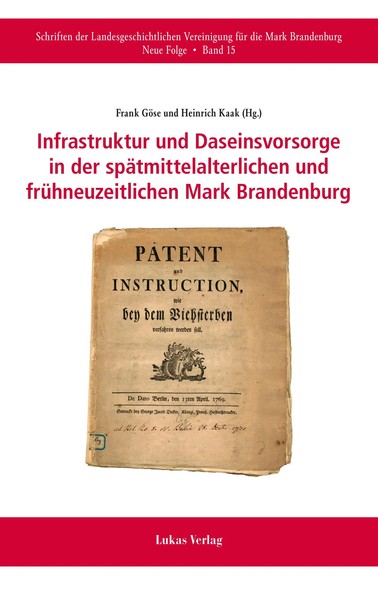 Infrastruktur Und Daseinsvorsorge In Der SpäTmittelalterlichen Und...-image