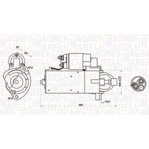 Magneti Marelli Anlasser Starter 2Kw Passend FüR Audi A4 A6 Seat Exeo VW Passat-image