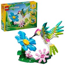 LEGO Creator  Colorful Hummingbird 3 In 1 (312 Pieces)  Wild Animals 31384 2026