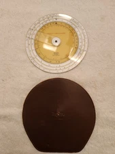 Vintage Aristo 622 round slide rule calculator made in Germany