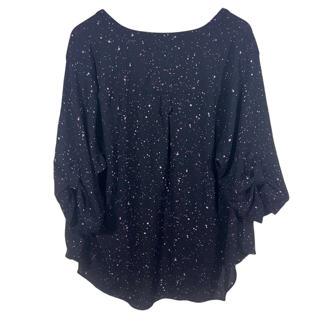 Torrid Georgette Button-Down Pullover Blouse Size… - image 3