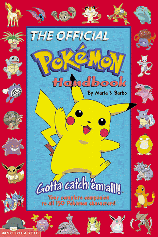 THE OFFICIAL POKEMON HANDBOOK By Maria S. Barbo **Mint Condition** - Imagen 1 de 1