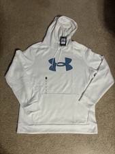 Under Armour Loose Sweatshirt With Hood Mens Size L Color White