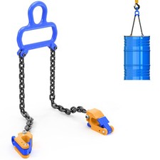 WowDIY 55 Gallon Drum Lift - Chain Lifter - 2000 lbs Capacity -... 