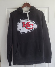 Men s Kansas City Chiefs Big Appliqu Logo Hoodie Antigua Size Large