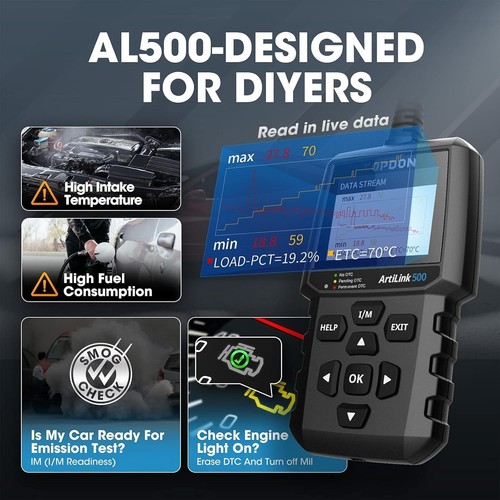 Effortless Car Maintenance with AL500 Scanner: DTC Lookup & Correct Diagnostics - Picture 5 of 9